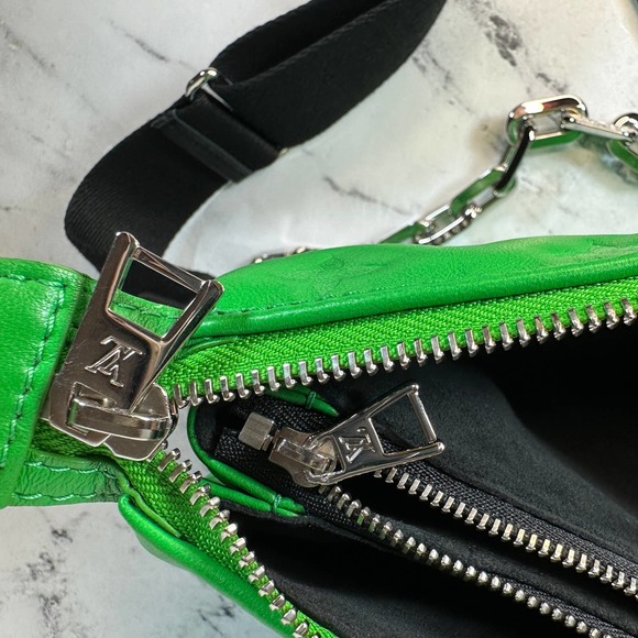Louis Vuitton Green Coussin Bag PM Monogram Leather embossed Crossbody Shoulder - Picture 7 of 15